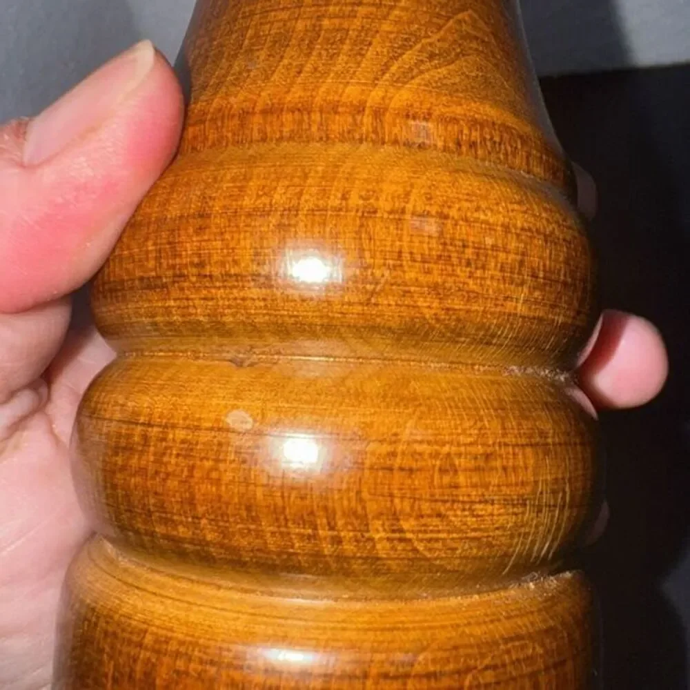 Vintage Chef Specialties Walnut Wood Pepper Mill Grinder President USA 12.5